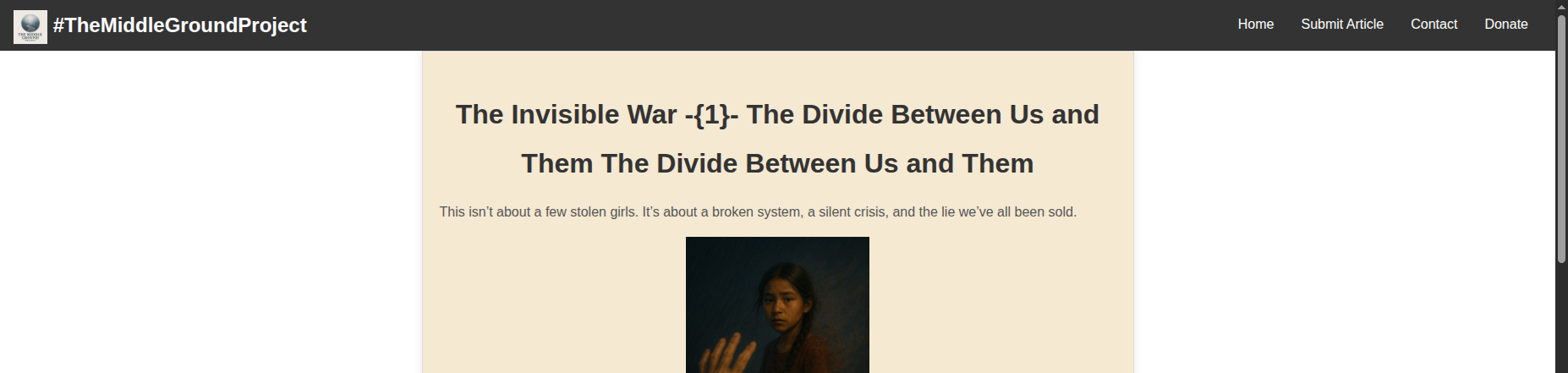 The Invisible War || A 5-Part Series on Human Trafficking